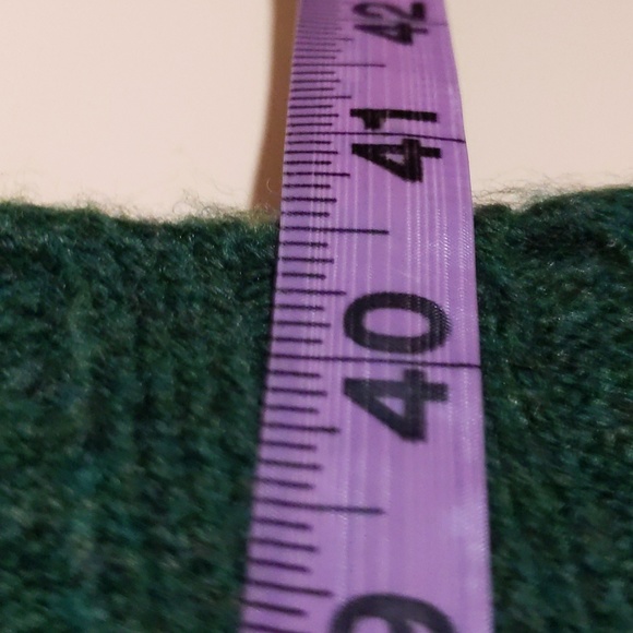 Joe Fresh| NWT Green Midi Knit Sweater Dress With Pattern Acrylic Blend - Picture 7 of 13